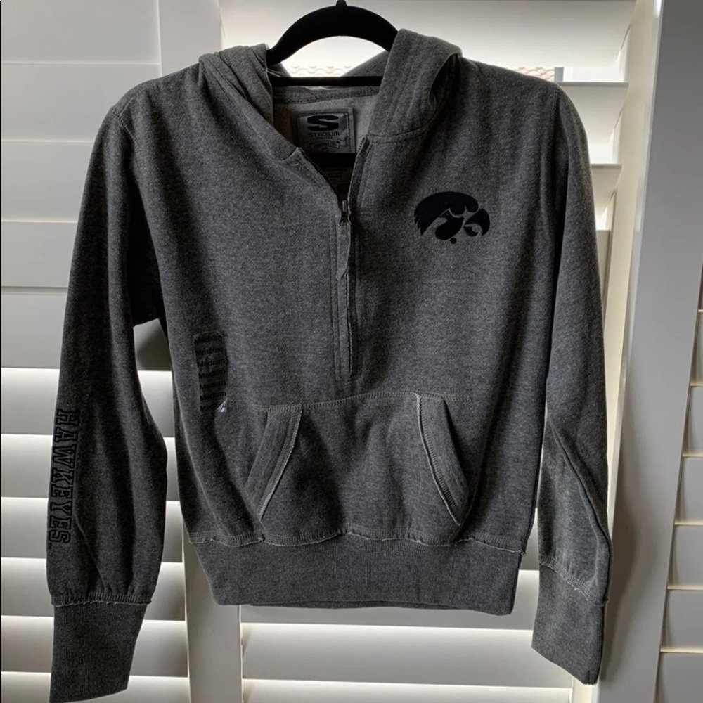 women's Iowa Hawkeyes zip pullover